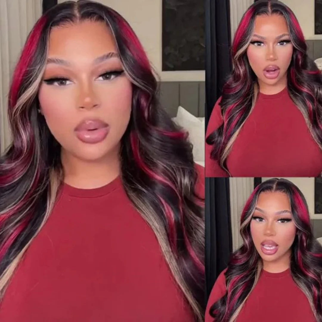 13x4 Lace Front Wigs Loose Wave Synthetic