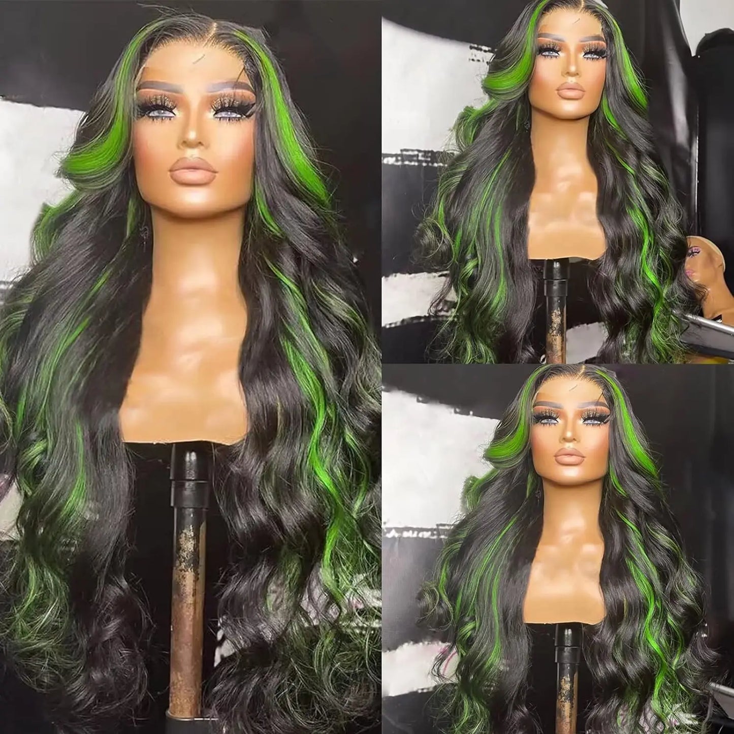 13x4 Lace Front Wigs Loose Wave Synthetic
